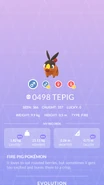 Tepig Pokédex entry