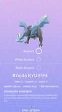 Kyurem Pokédex entry
