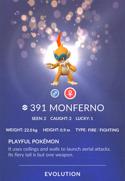 Pokemon 2391 Shiny Monferno Pokedex: Evolution, Moves, Location, Stats