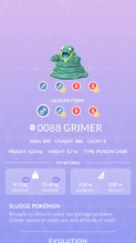 Alolan Grimer Pokédex entry