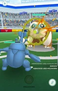 Megahorn gym battle.jpg (128 KB) Megahorn used in a Gym Battle