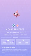 Spritzee Pokédex entry