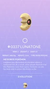 Lunatone Pokédex entry