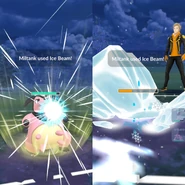 Ice Beam used in a Trainer Battle