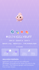 Igglybuff Pokedex entry