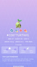 Turtwig Pokédex entry