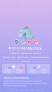 Mareanie Pokédex entry
