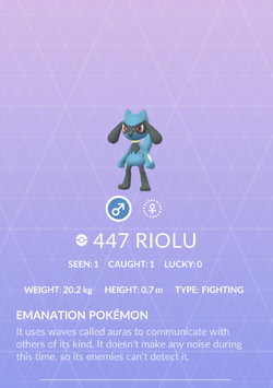 Riolu, Pokémon GO Wiki