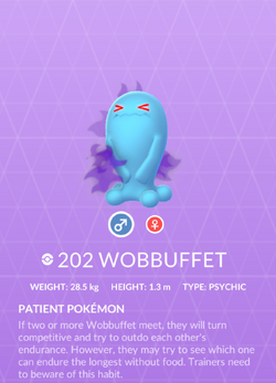 Wobbuffet (Pokémon) - Pokémon GO