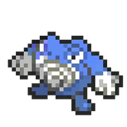 Poliwrath 8-bit sprite