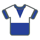 Shirt Blue White