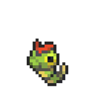 Caterpie 8-bit sprite