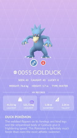 Golduck Pokemon Go Wiki Fandom