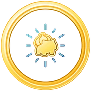 Bulbasaur silhouette in the Purifier medal