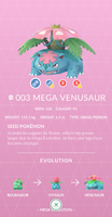 Mega Pokédex entry