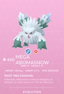 Mega Abomasnow Pokédex entry