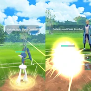 Close Combat used in a Trainer Battle