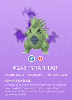 Larvitar  Pokédex