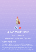 Wurmple Pokedex