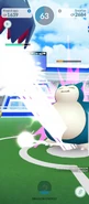 Dragon Energy used in a Gym battle