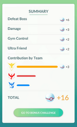 Raid Battle summary