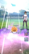 Doom Desire used in a Trainer Battle