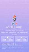 Pikipek Pokédex entry