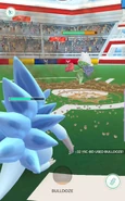 Bulldoze used in a Gym Battle