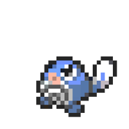Poliwag 8-bit sprite