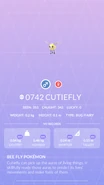 Cutiefly Pokédex entry