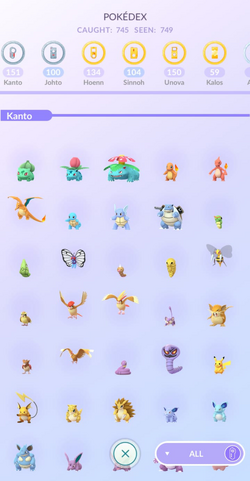 PoGo Pokédex by the Numbers