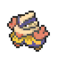 Hariyama 8-bit sprite