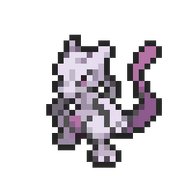 Mewtwo 8-bit sprite
