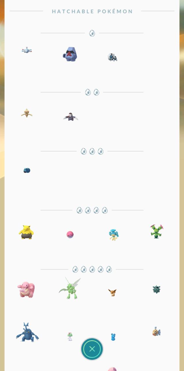 Pokemon Go regional hatch rates revealed - how many eggs do you need for a  full set?