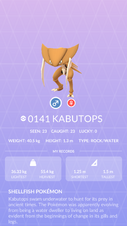 141 - Kabutops