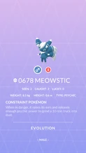Meowstic Pokédex entry