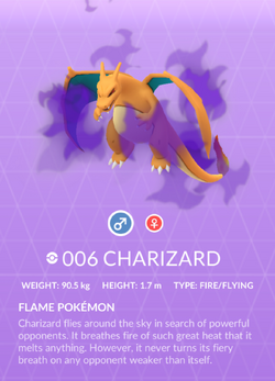Charizard, Pokémon GO Wiki