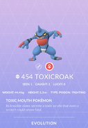 Toxicroak Pokedex