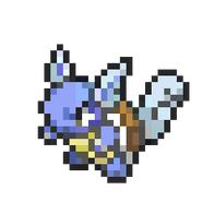 Wartortle 8-bit sprite
