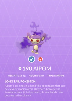 aipom pokemon go card Scovillain ex (37/191) main image 1