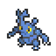 Heracross 8-bit sprite