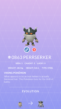 Perrserker Pokédex entry