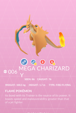 Mega Charizard Y Raid Boss - Pokemon Go