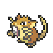 Raticate 8-bit sprite