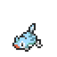 Remoraid 8-bit sprite