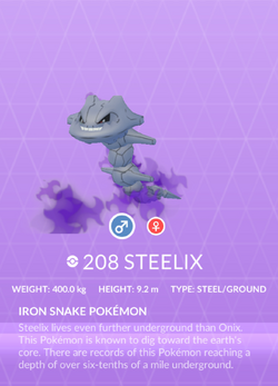 Steelix, Pokémon GO Wiki