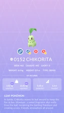 Chikorita Pokédex entry