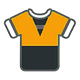 Shirt Orange Black
