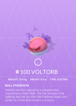 Jogada Excelente - Voltorb Brilhante (Shiny) está liberado no jogo. Apesar  da baixa quantidade de spawn por conta dos eventos temáticos com regiões do  mundo Pokémon, existem 2 Pesquisas de Campo que