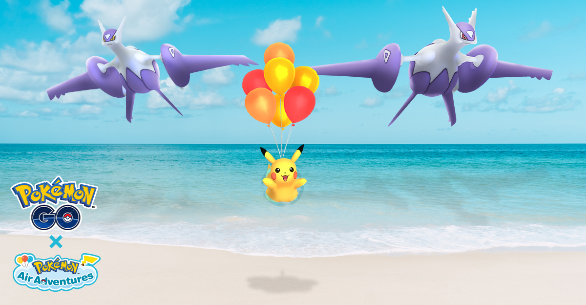 Shiny Green Shirt & Balloon Pikachu - Pokemon Go Air Adventure Taiwan Event  